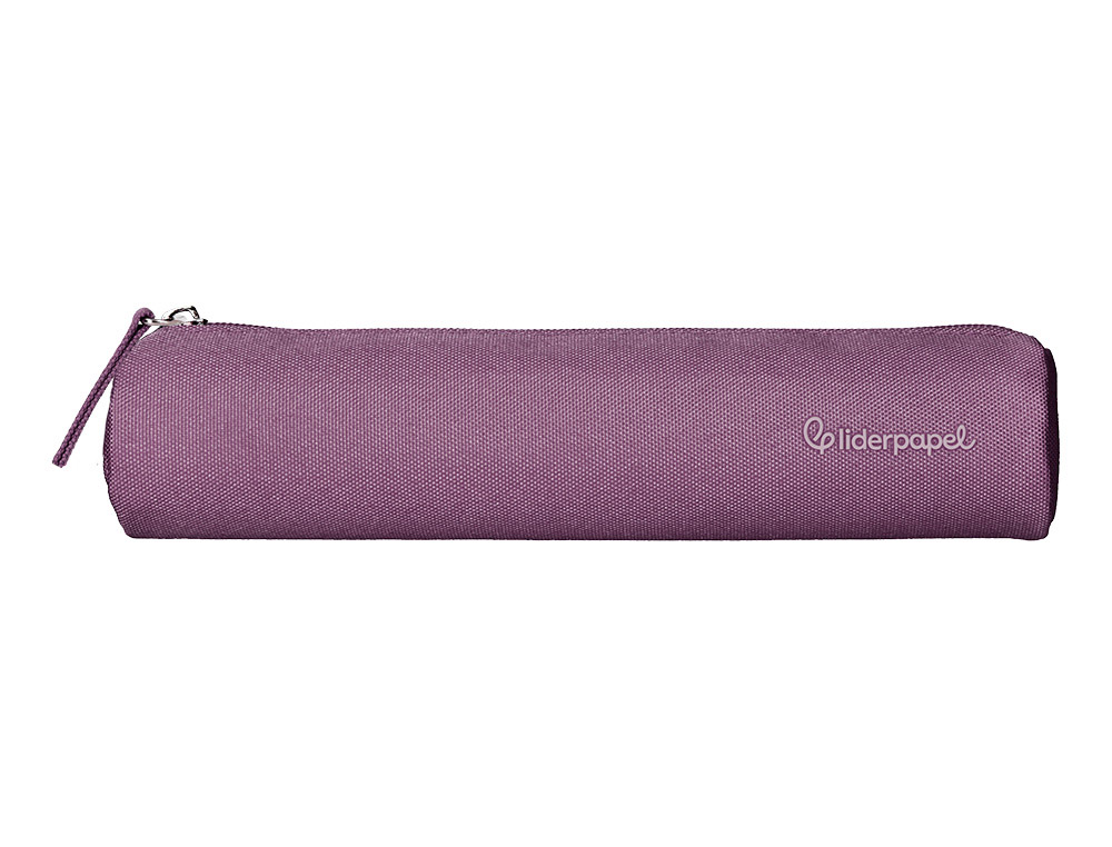 ESTOJO ESCOLAR LIDERPAPEL CILINDRICO ESTREITO 220X45 MM ROXO
