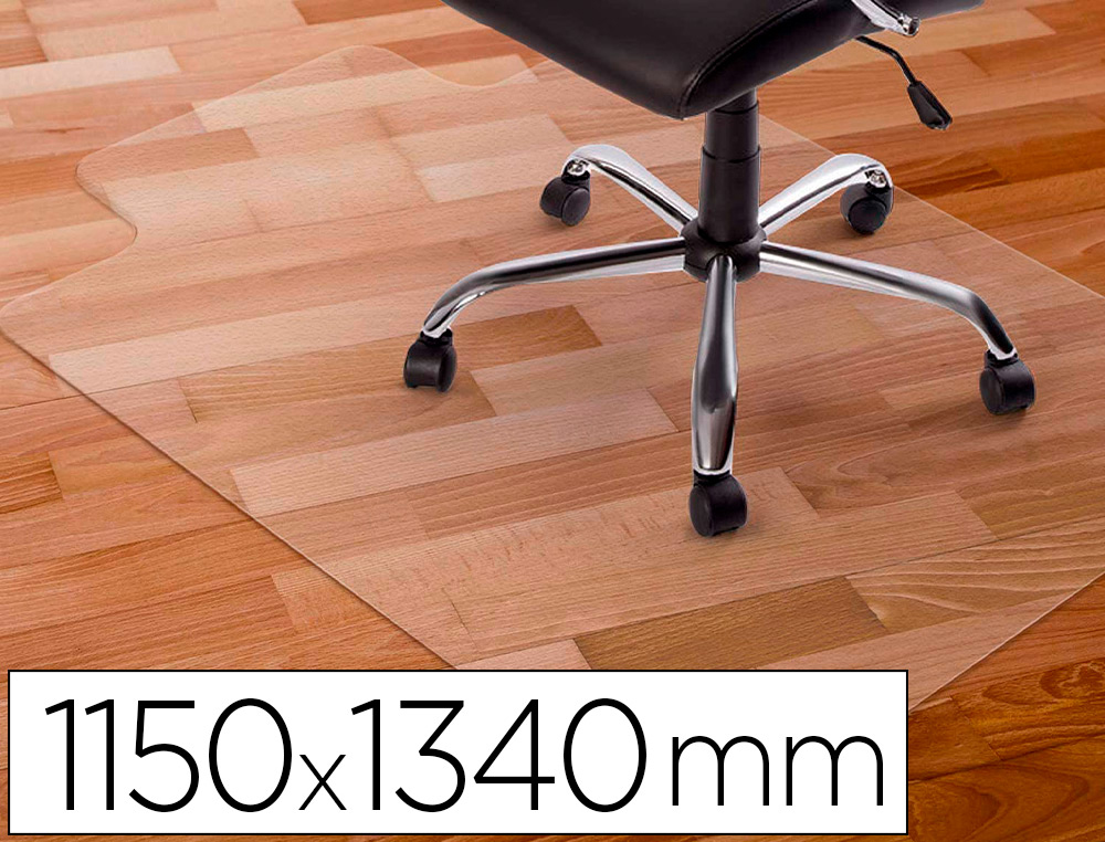 TAPETE DE PROTECAO DE CHAO Q-CONNECT EM PVC 1143 X 1346 MM ESPESSURA 2,5 MM