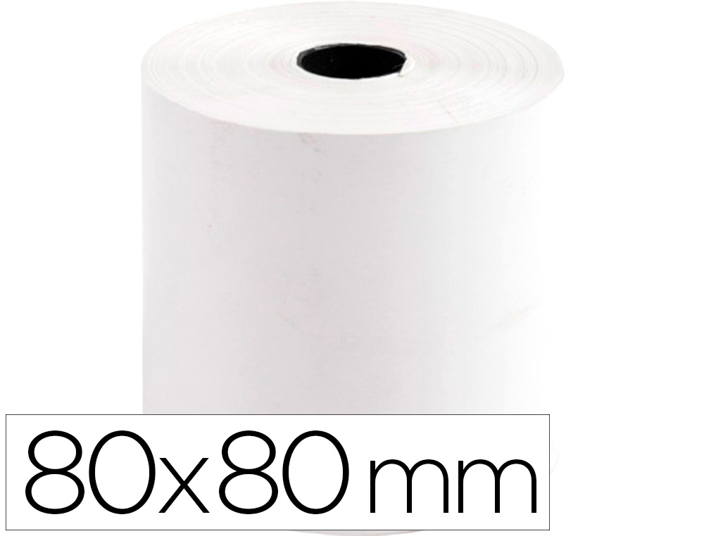 ROLO TERMICO PARA IMPRESSORA 80X80X11 MM 58 GR