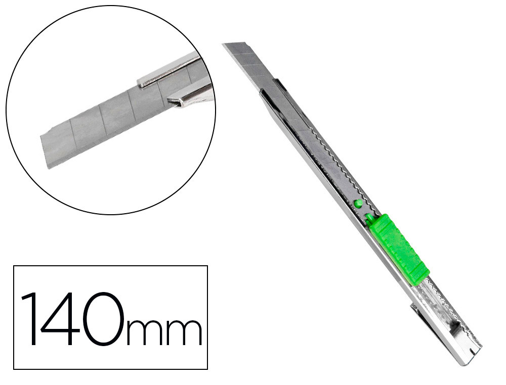 X-ATO Q-CONNECT ESTREITO METALICO LAMINA DE ACO 9 MM DE LARGURA COMPRIMENTO 140 MM BLISTER DE 1 UNIDADE