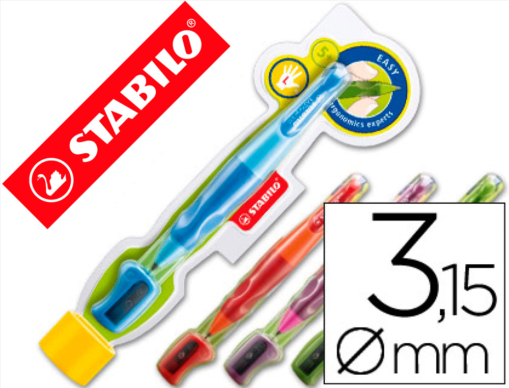 LAPISEIRAS STABILO EASY ERGO 3,15 MM