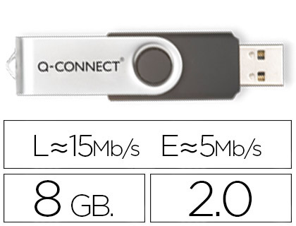 PEN DRIVE USB Q-CONNECT FLASH 8GB