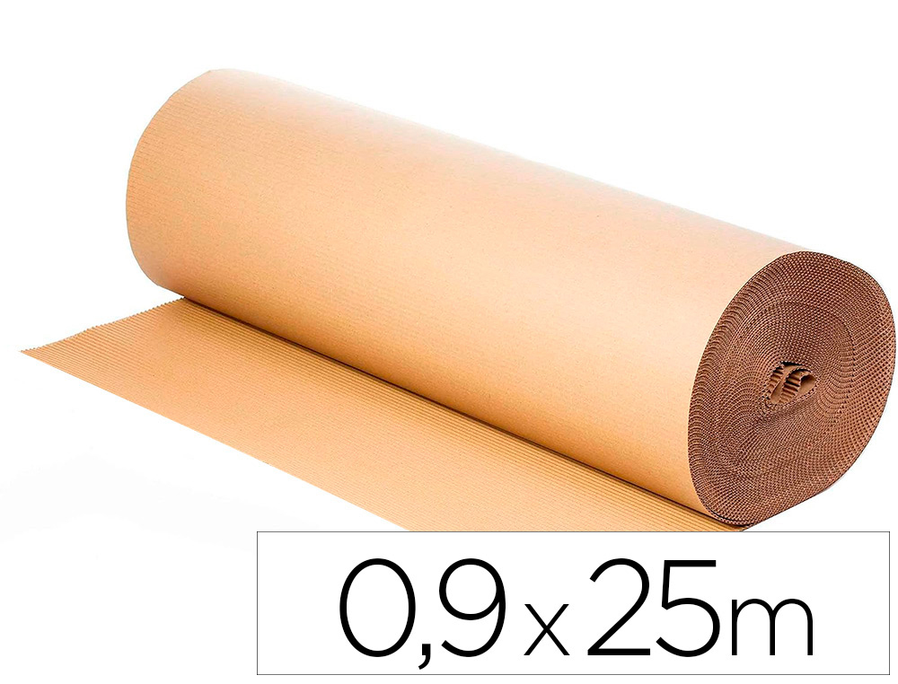 CARTAO ONDULADO Q-CONNECT 0,90X25M 250 G/M2 KRAFT