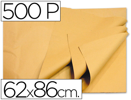 PAPEL MANILA CREME 62 X 86 CM EMBALAGEM DE 500 FOLHAS