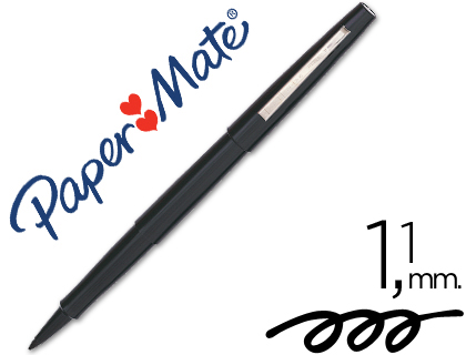 MARCADOR PAPER MATE FLAIR NYLON 3101-1 PRETO