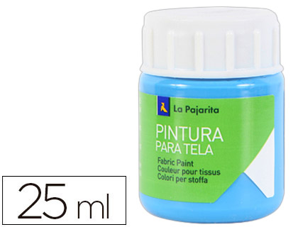 TINTA PARA TELA, 20 ML. LA PAJARITA - AZUL CYAN