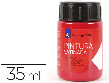 TINTA LATEX LA PAJARITA, 35 ML - VERMELHO CARMIM