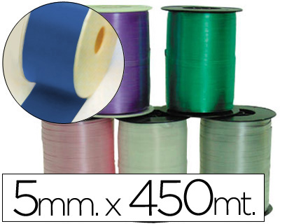 FITA FANTASIA EM BOBINE AZUL 450MTX5MM