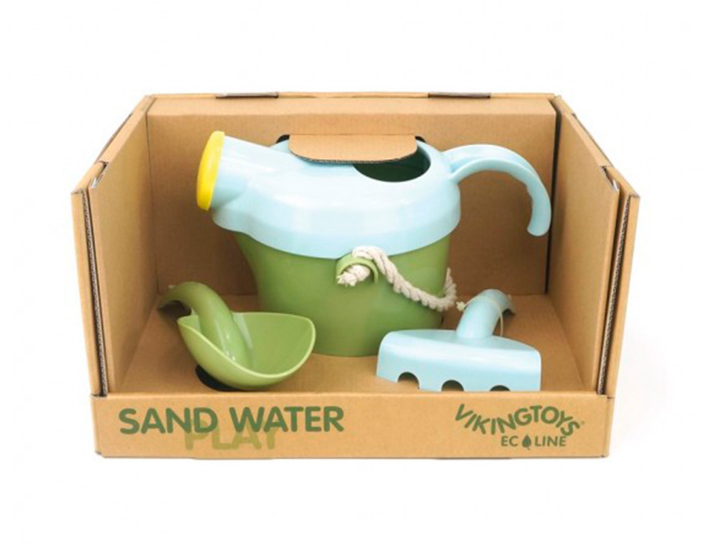CONJUNTO DE PRAIA VIKINGTOYS ECOLINE ECOLOGICO E RECICLAVEL 3 PECAS
