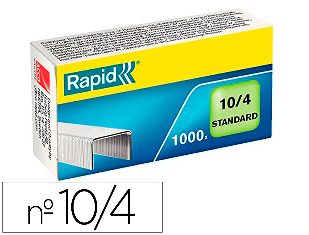 AGRAFES RAPID N 10 GALVANIZADOS CAIXA DE 1000 UNIDADES