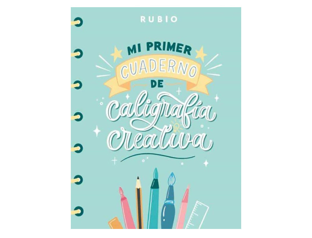 O MEU PRIMEIRO CADERNO DE CALIGRAFIA CRIATIVA RUBIO ENCADERNACAO RUSTICA 108 PAGINAS 205X265 MM