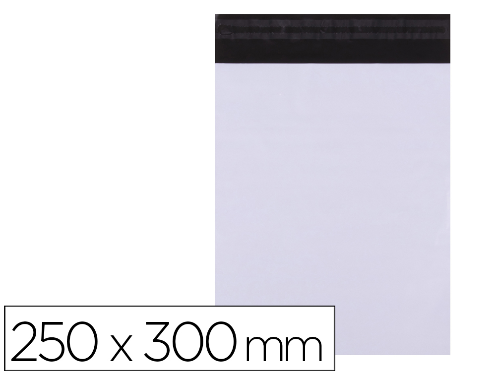 BOLSA PLASTICO AUTO SELADA ADESIVA APLI OPACA 250X300 MM EMBALAGEM DE 50 UNIDADES