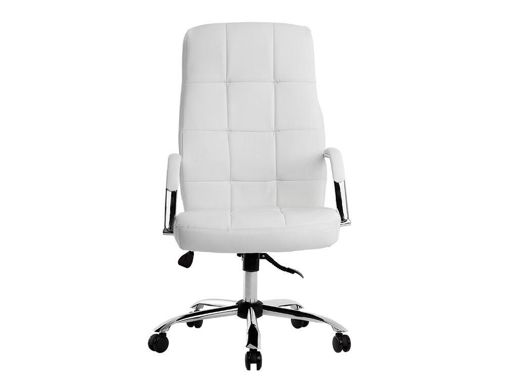 CADEIRA DE DIRECAO Q-CONNECT PIAVE IMIT DE PELE BASE METAL ALT MAX 1250 MM LARG 610 MM PROF 700 MM RODAS PREMIUM COR BRA