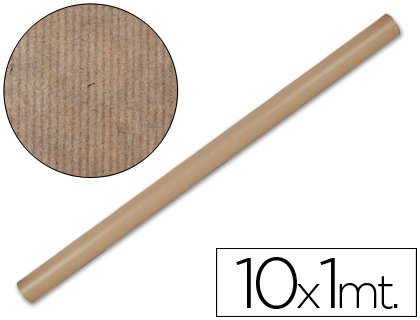 PAPEL KRAFT LIDERPAPEL ROLO CASTANHO 1MT X 10MT 65 GR