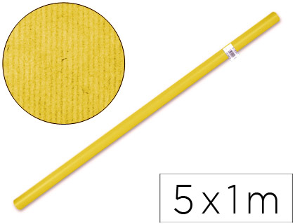 PAPEL KRAFT LIDERPAPEL ROLO AMARELO 1MT X 5MT 65 GR