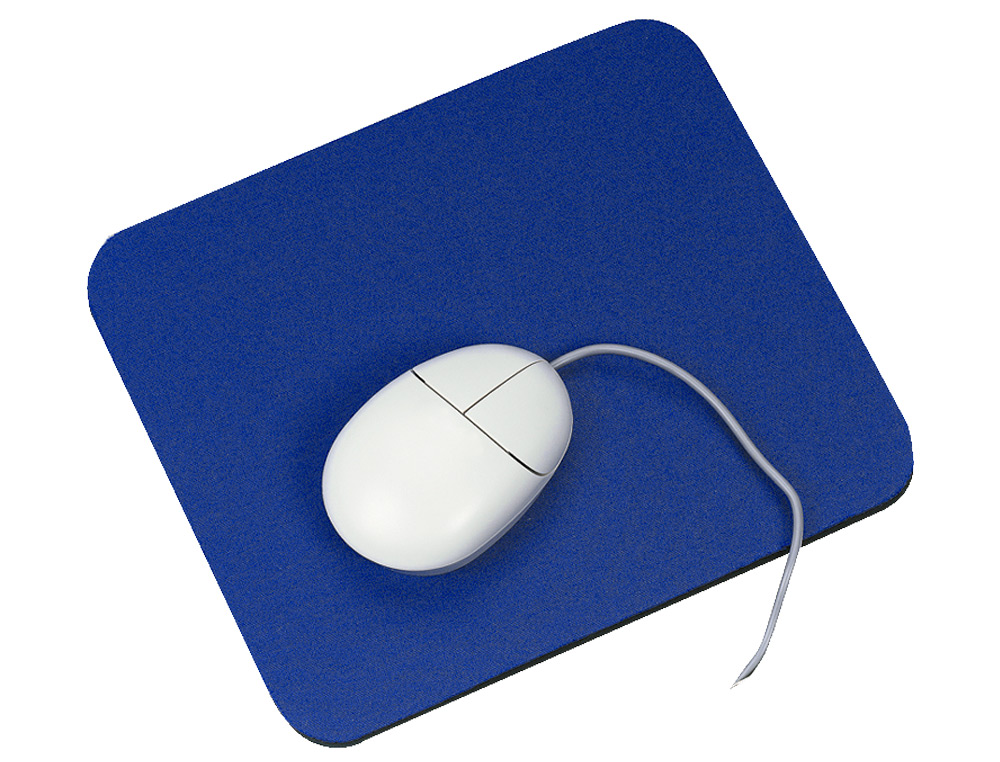 TAPETE PARA RATO Q-CONNECT AZUL 260X220X6 MM