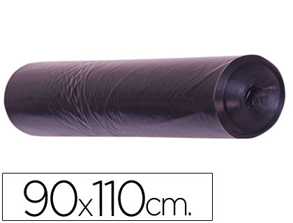 SACO DE LIXO INDUSTRIAL PRETO - 90 X 110 CM ROLO 10 UNIDADES