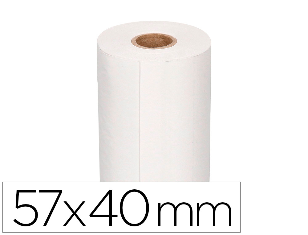 ROLO TERMICO PARA IMPRESSORA 57X40X11 MM 58 GR