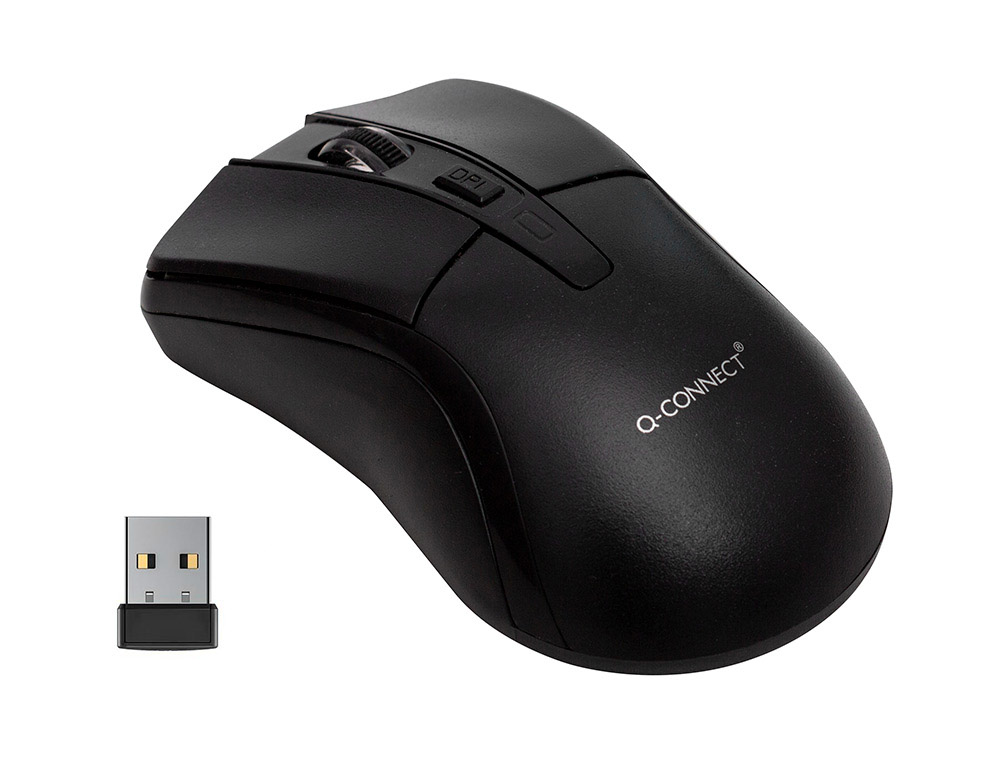 RATO Q-CONNECT OPTICO 1000 DPI SEM FIOS NANO RECETOR USB 2,4 GHZ