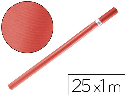 PAPEL KRAFT LIDERPAPEL ROLO VERMELHO 25X1 MT 65 GR
