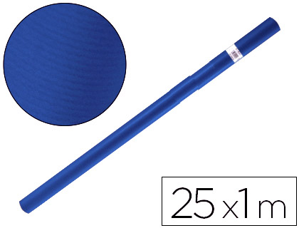 PAPEL KRAFT LIDERPAPEL ROLO AZUL 25X1 MT 65 GR