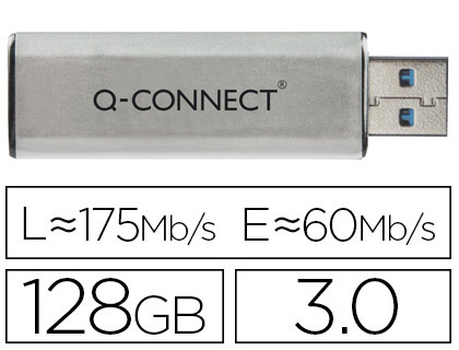 PEN DRIVE USB Q-CONNECT FLASF 128 GB 3.0