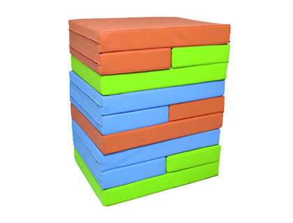 COLCHAO DE DORMIR SUMO DIDACTIC 110X60X10 CM COR CELESTE