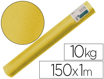 PAPEL KRAFT VERGE LIDERPAPEL AMARELO BOBINE 10 KG
