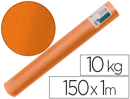 PAPEL KRAFT VERGE LIDERPAPEL LARANJA BOBINE 10 KG