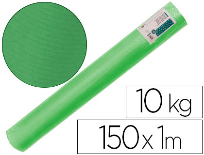 PAPEL KRAFT VERGE LIDERPAPEL VERDE BOBINE 10 KG