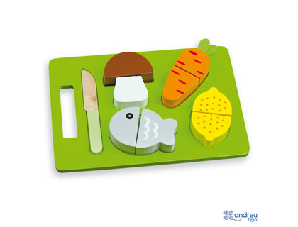 CONJUNTO AMBITOYS BANDEJA ALIMENTOS PARA CORTAR 21,4X15X3 CM