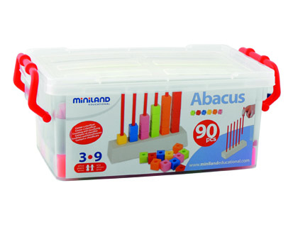 JOGO MINILAND ABACO MULTIBASE 90 PECAS