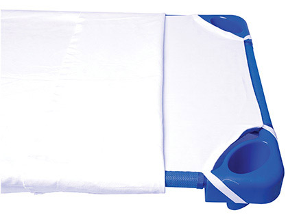 PROTECAO PARA CAMA DE CRECHE AMAYA BRANCA 50% ALGODAO 50% ACRILICO 126X55 CM