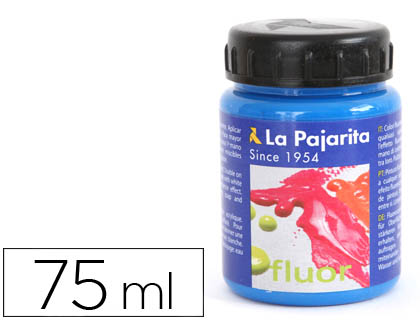 PINTURA LATEX LA PAJARITA F-05 AZUL LUMINOSO 75ML