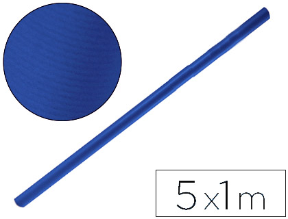 PAPEL KRAFT LIDERPAPEL ROLO AZUL 5X1 MT 65 GR