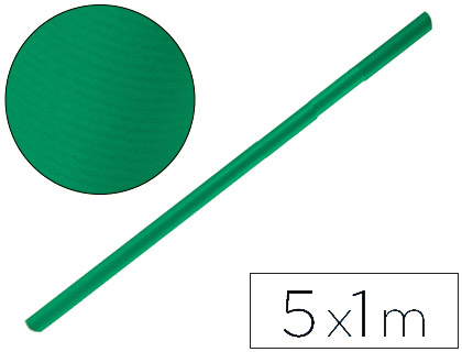 PAPEL KRAFT LIDERPAPEL ROLO VERDE MUSGO 5X1 MT 65 GR