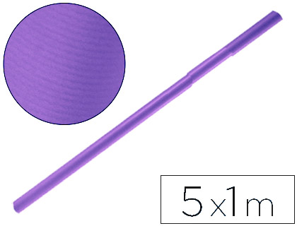 PAPEL KRAFT LIDERPAPEL ROLO VIOLETA 5X1 MT 65 GR