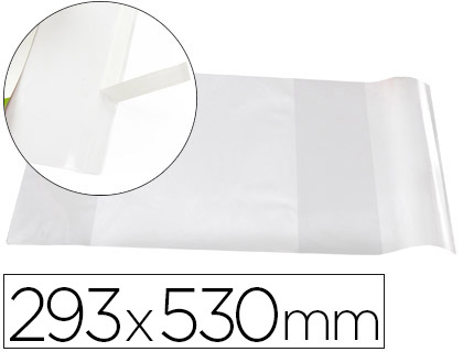 FORRA LIVROS LIDERPAPEL COM ABA AJUSTAVEL ADESIVO 293 X 530 MM