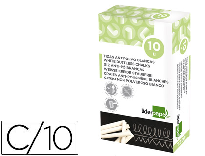 GIZ BRANCO ANTI P LIDERPAPEL CAIXA 10 UNIDADES