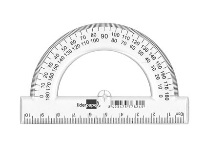 TRANSFERIDOR LIDERPAPEL 10 CM PLASTICO
