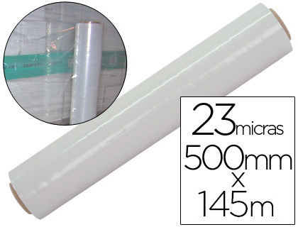 FILME EM BOBINE TRANSPARENTE 500MMX145M